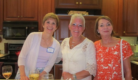 From the left:  Betsy Riggan, Ruth Bishop, and Jamie Skinner