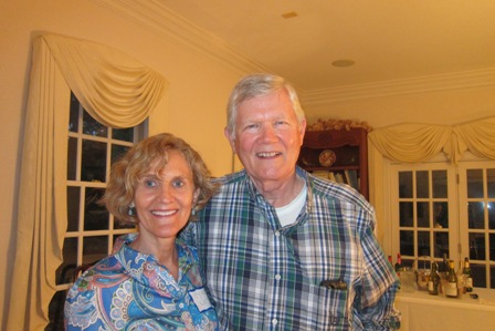 Cynthia West and Colonel Jay Stobbs (ret), candidate for  Chatham County Commissioner
